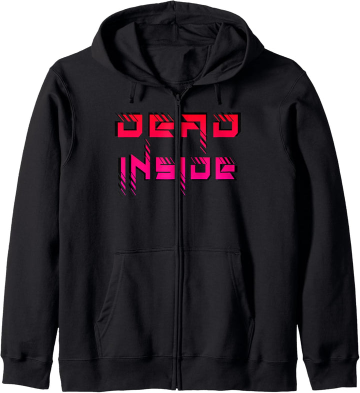 Dead Inside graphic Funny Dark Humor Halloween Gift Kapuzenjacke