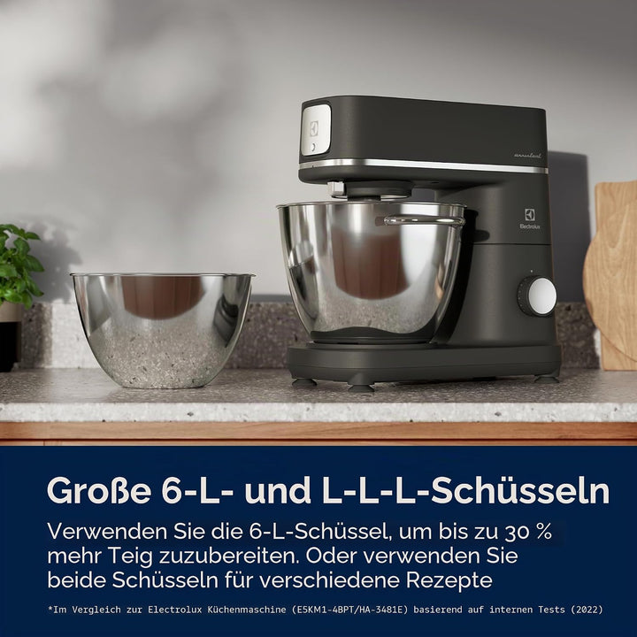 Electrolux Küchenmaschine Planetaria Multifunktions-Küchenmaschine, E6KM1-4BPT, Kitchen Assistent Ma