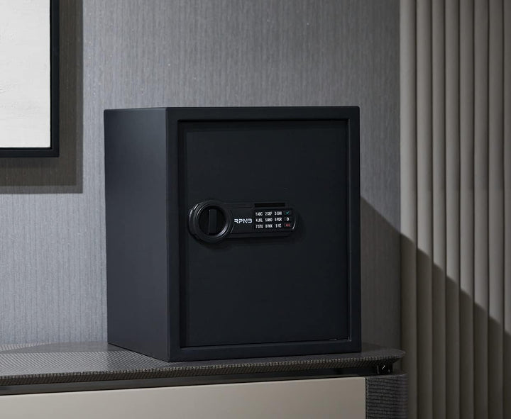 RPNB Luxus Tresor und Schliessfach, Geldkoffer, Elektronischer Safe mit Zifferntastatur, perfekt für
