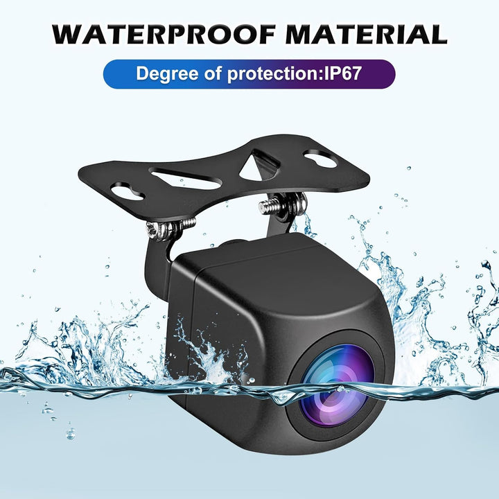 AHD 1080P Rückfahrkamera, 180° Super Weitwinkel, IP68 Wasserdicht, Universal Für Auto, SUV, Wohnmobi