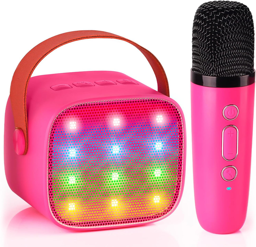 Kinder Karaoke Maschine, Neueste Karaoke Mikrofon Kinder, Geschenke für Mädchen Jungs,Mini Bluetooth