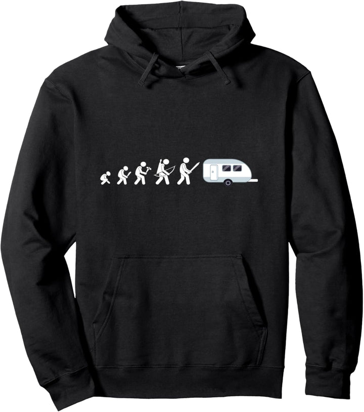 Wohnwagen Evolution Spruch Pfadfinder Witzig Wohnwagen Opa Pullover Hoodie