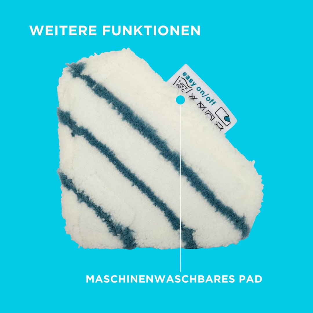 Black+Decker Delta Reinigungsset für Steambuster FSS1600 / SteamMop FSM1621, mit 2 waschbaren Deltap