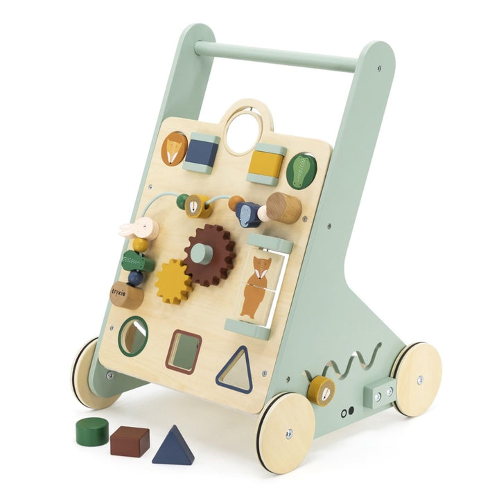 Trixie Houten Dieren Activiteiten duw- en loopwagen