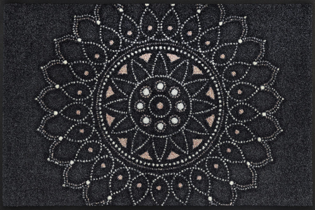 wash+dry Fussmatte, Purnima 50x75cm, innen und aussen, waschbar 50 cm x 75 cm Grau, 50 cm x 75 cm Gr