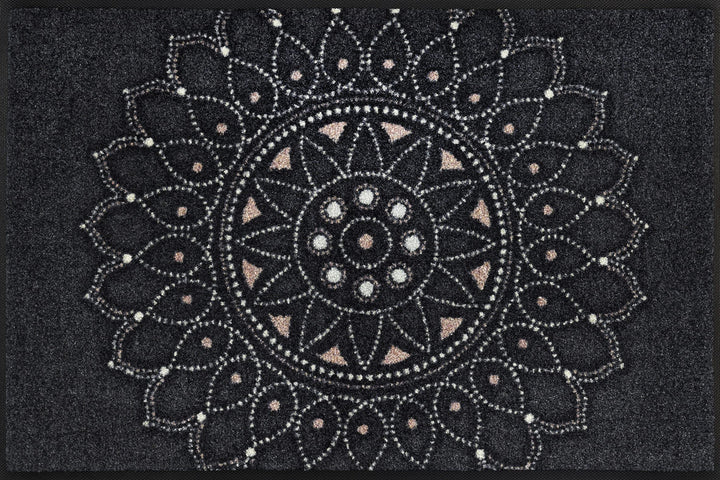 wash+dry Fussmatte, Purnima 50x75cm, innen und aussen, waschbar 50 cm x 75 cm Grau, 50 cm x 75 cm Gr
