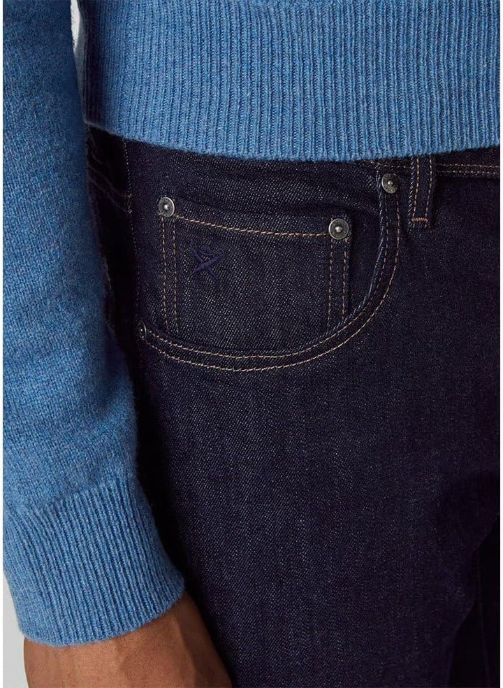 Hackett London Herren Rinse Wash Denim Jeans 28W / 28L Blue (Denim Blue), 28W / 28L Blue (Denim Blue