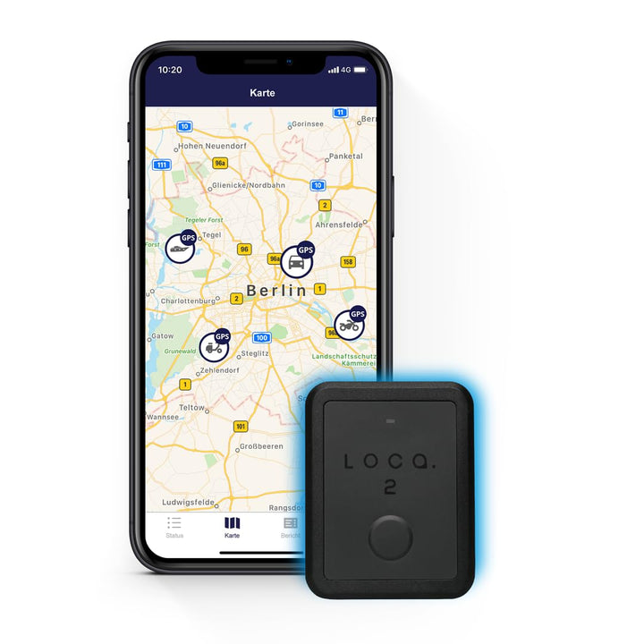 Loca 2 GPS-Tracker - Kein Abonnement oder SIM-Karte - 3 Jahre Batterielebensdauer - Wasserdicht - Be