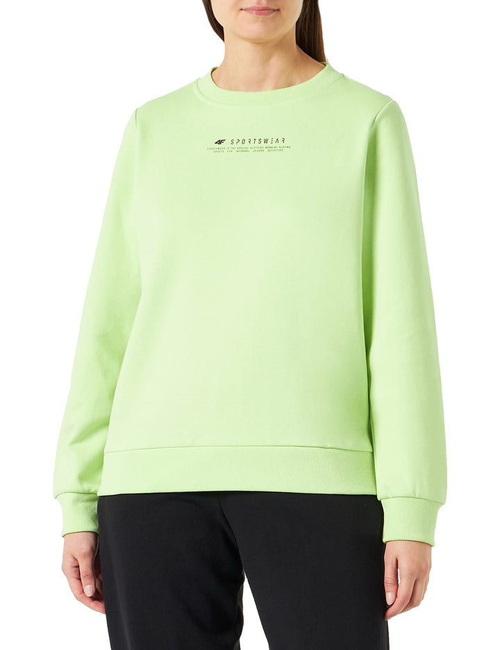 4F Damen Sweatshirt M Canary Green, M Canary Green