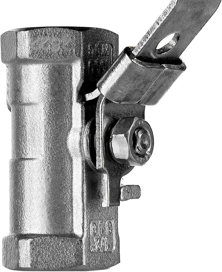 FSA Kugelhahn Edelstahl 316 1/2" 1-Teilig 2-Wege 1-teilig 2-wege 1/2", 1-teilig 2-wege 1/2"