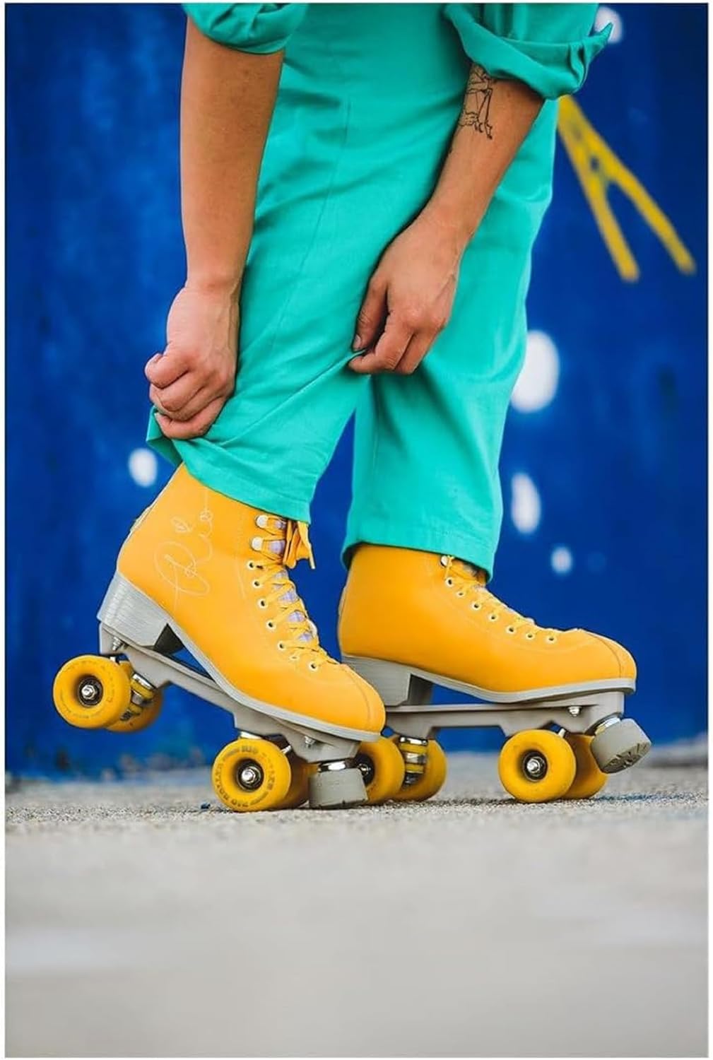 Rio Roller Signature Childrens Rollschuhe für Kinder, Unisex 38 Gelb (Yellow), 38 Gelb (Yellow)