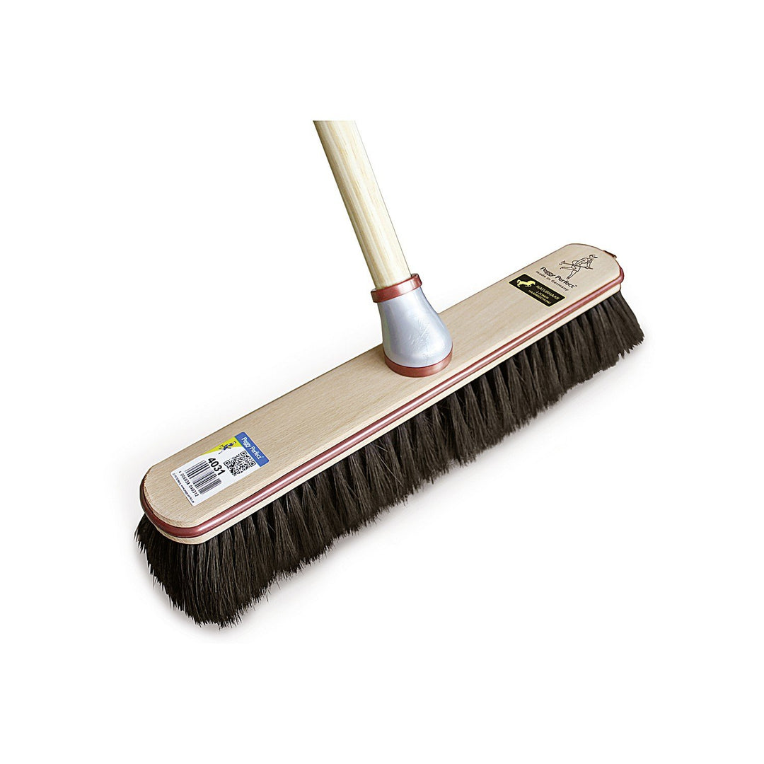Peggy Perfect Laminat- und Parkettbesen mit Maisborsten und Bambusgriff, inkl. Kehrschaufel für Lami