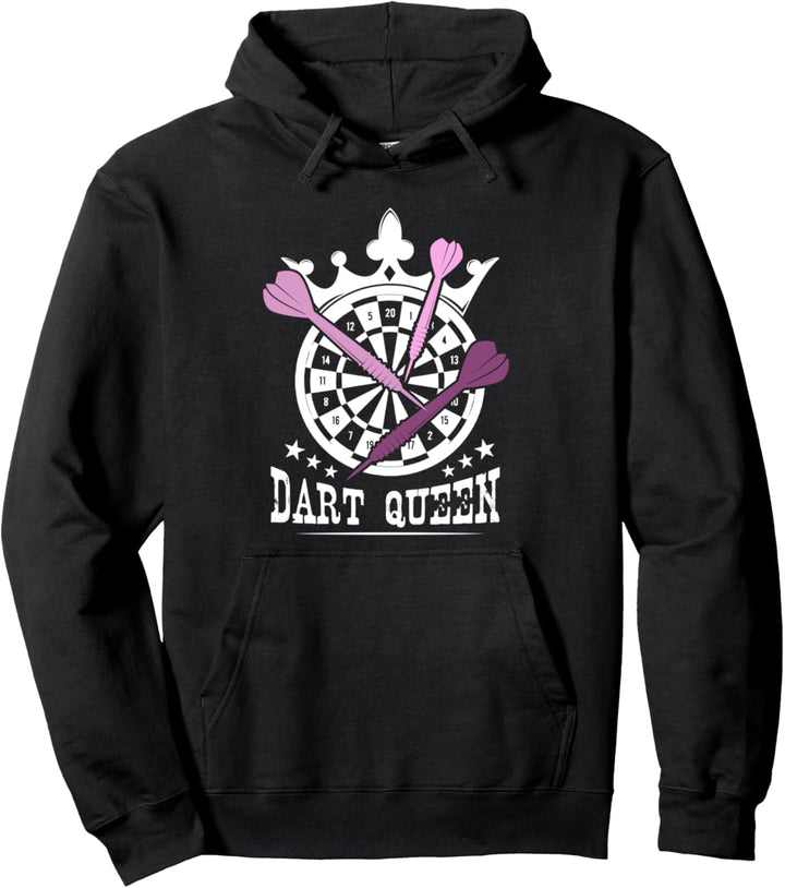 Dart Queen Shirt Geschenkidee Für Darts Dart Spieler Pullover Hoodie