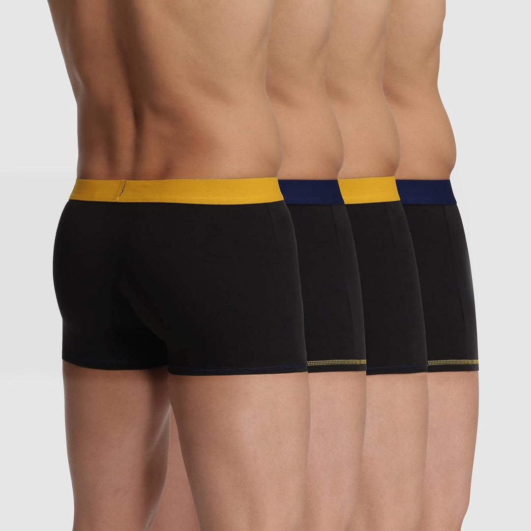 Dim Boxershorts Mix And Colors Stretch-Baumwolle Herren x4 Multicolor 4