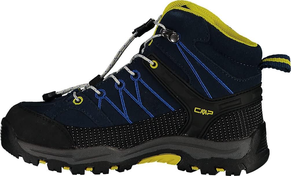 CMP Unisex Kinder Kids Rigel Mid Trekking Shoes WpTrekking-Schuhe 28 EU Cosmo Lemonade, 28 EU Cosmo