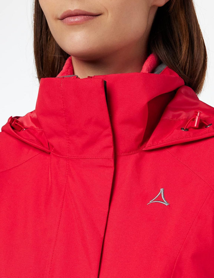 Schöffel Damen 3in1 Jacket Partinello L, wind- und wasserdichte Winterjacke mit separat verwendbarer