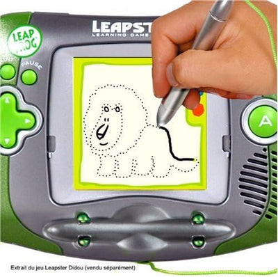 LeapFrog Spielekonsole Leapster Grün + Adibou Spiel