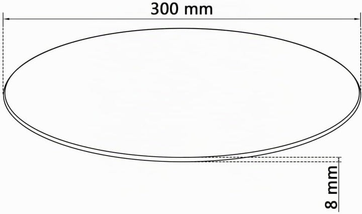 vidaXL Tischplatte Esstischplatte Glasplatte Ersatztischplatte Couchtischplatte Gartentischplatte Ge
