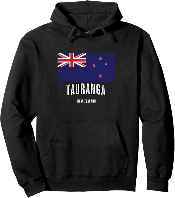 Stadt von Tauranga - Neuseeland | NZ Flagge - New Zealand - Pullover Hoodie