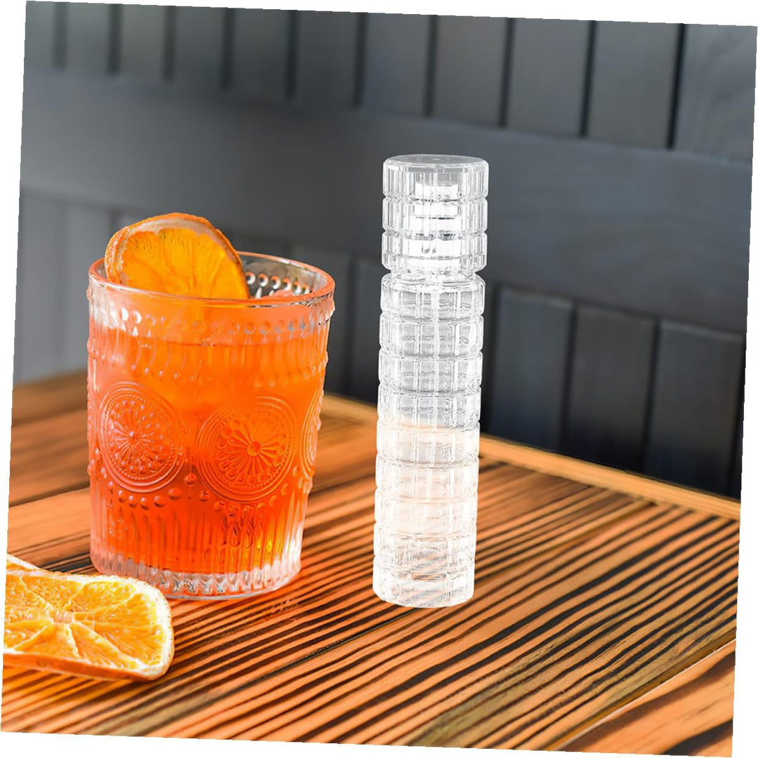NUOBESTY Nachfüllbare Kristallglas Sprühflasche 12.3x2.8cm 2 Stück Cocktailzerstäuber für Bar Party