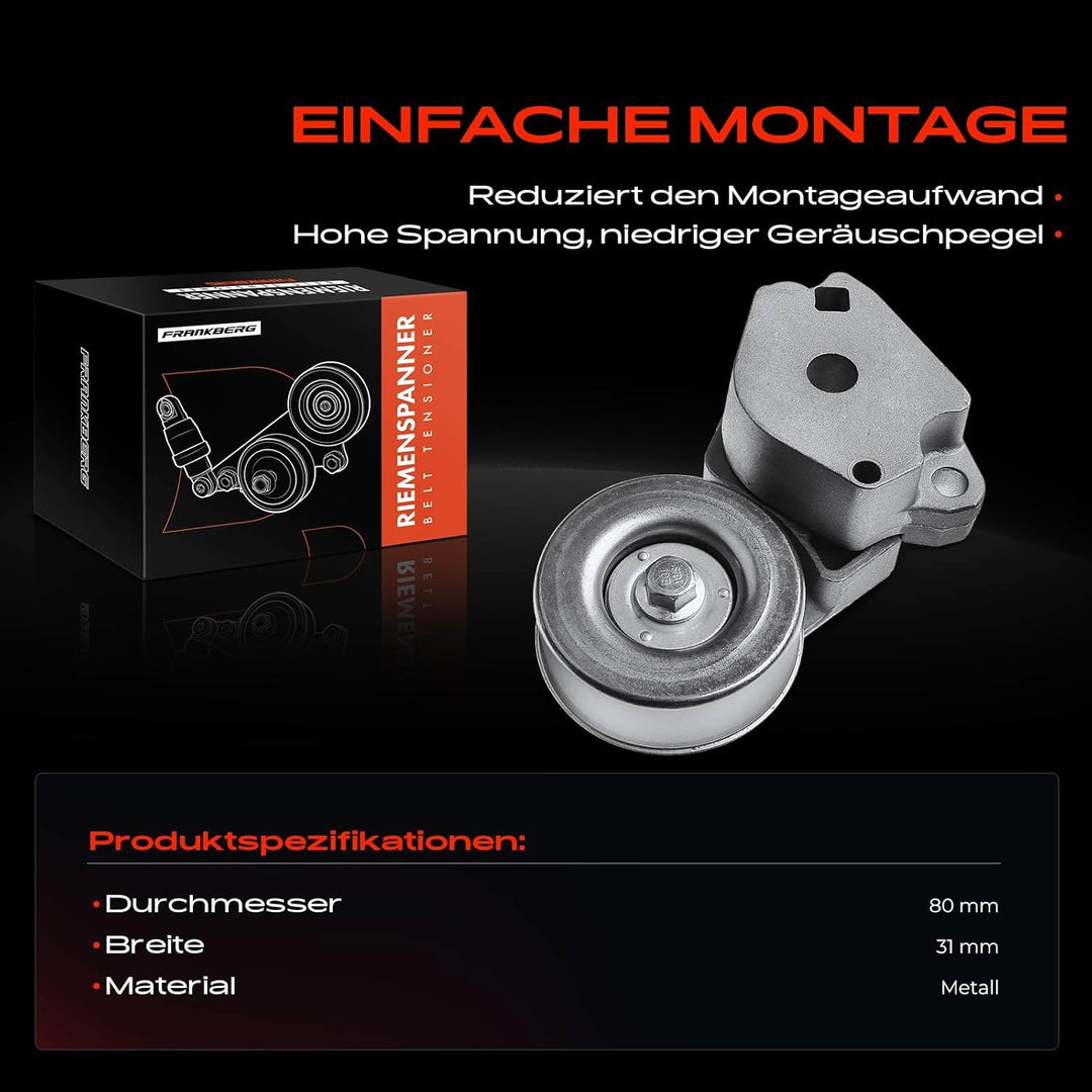 Frankberg Spannrolle Keilrippenriemen für L 200/Triton KA_T KB_T 2.5L Diesel 2005-2015 7540209111
