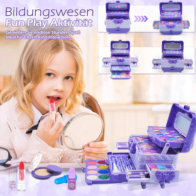 Kinderschminke Set Mädchen Kinder Make Up Set - Kinder Schminkset Mädchen,Kinder Schminkkoffer Mädch