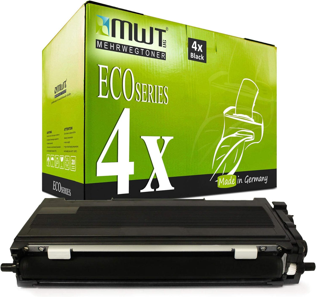4X MWT Toner kompatibel für Brother Fax 2820 2825 2920 P ML ersetzt TN2000 Black TN-2000 Schwarz