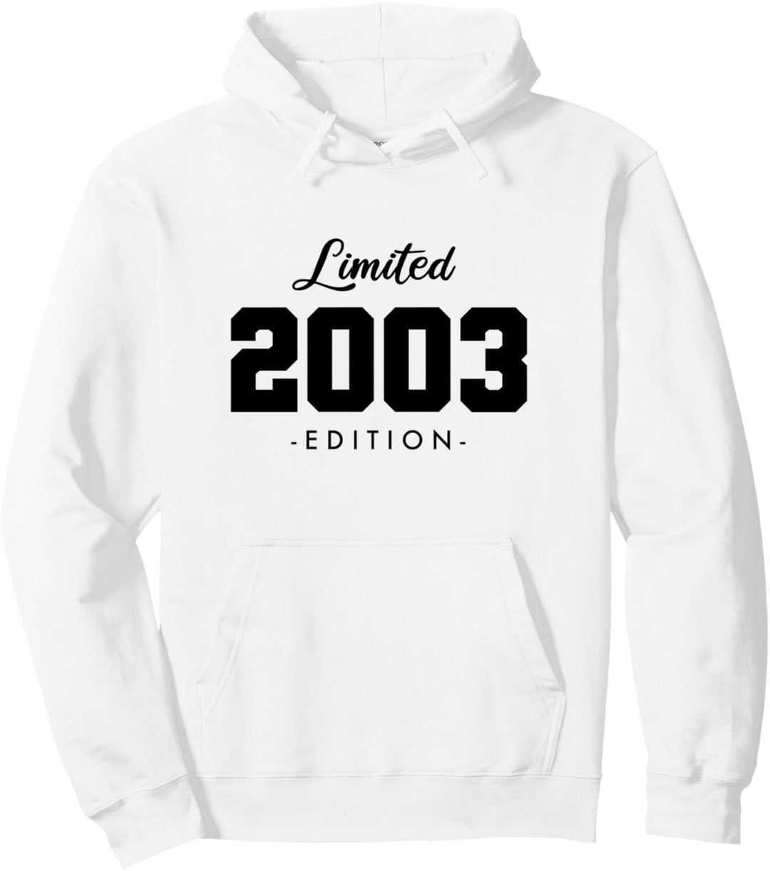 21 Jahre Jahrgang 2003 Limited Edition 21. Geburtstag Pullover Hoodie