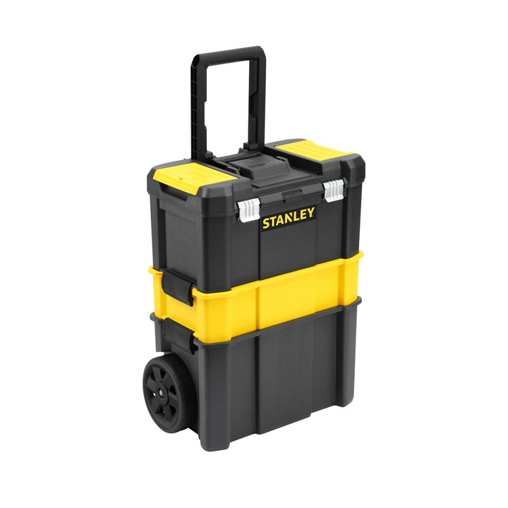 Stanley STST1-80151 Essential Rollende Werkstatt, Belastbarkeit bis zu 20 kg, Metallverschlüsse, Org