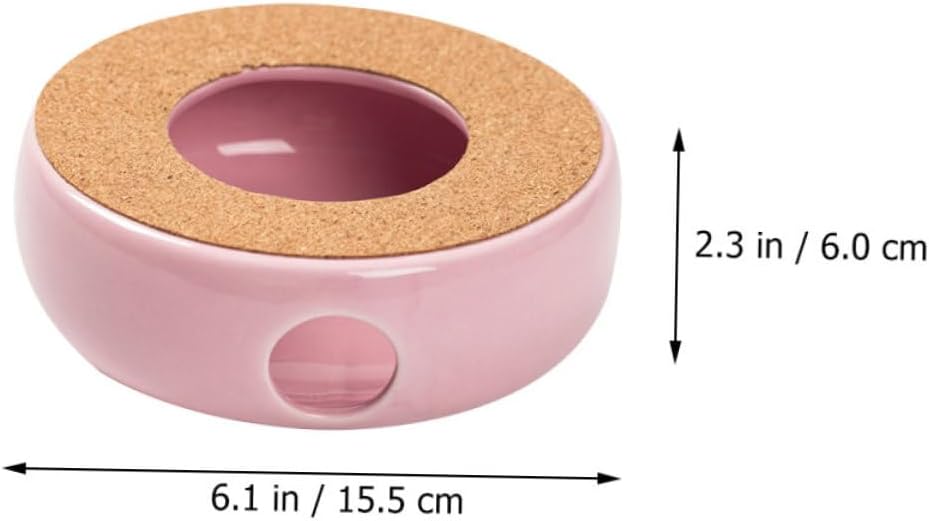TOYANDONA Keramischer Teewärmer und Keramik mit Praktischer Heizfunktion Eleganter Teekannenwärmer f