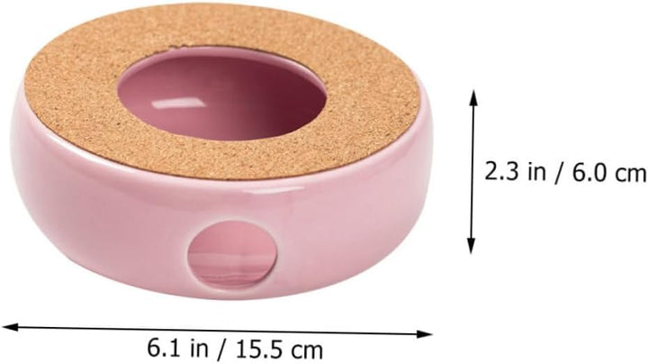 TOYANDONA Keramischer Teewärmer und Keramik mit Praktischer Heizfunktion Eleganter Teekannenwärmer f