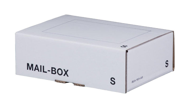 Ropipack Mailbox Versandkarton Versandbox wiederverschliessbar 249 x 175 x 79 mm Weiss S - 20 Stück
