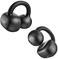 TOZO OpenEarRing Open Ear Kopfhörer 5.4 Bluetooth Kopfhörer, Bequem Clip On Kopfhörer, Kopfhörer Kab