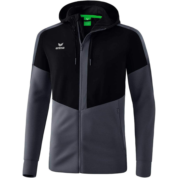 Erima Herren Präsentationsjacke Tracktop Squad L schwarz/slate grey, L schwarz/slate grey