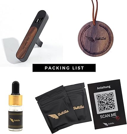 BaRiZzi Oud Autoparfum I Autoduft I Auto Lufterfrischer I Car Diffuser I Car Perfume (Oud Passione,