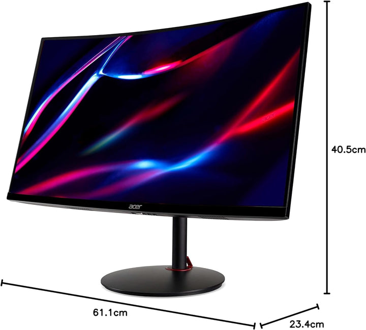 Acer Nitro XZ270UP Gaming Monitor 27 Zoll (69 cm Bildschirm) WQHD, 165Hz DP, 144Hz HDMI, 1ms (VRB),