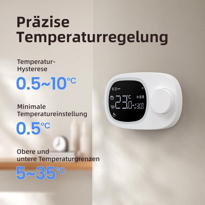 AVATTO Thermostat für Elektrische Fussbodenheizung Smart WiFi Thermostat Programmierbar Raumthermost