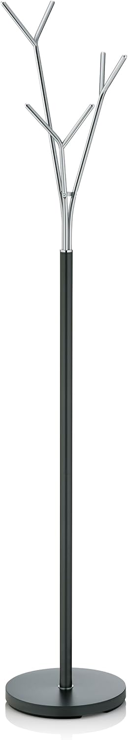 Kela 22233 Badezimmerständer, Rostfrei, Metall, Höhe 173,5 cm, Sinerio, Anthrazit Badezimmerständer