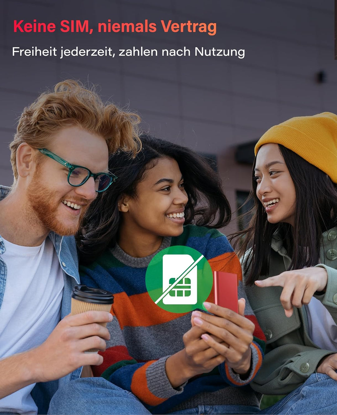 GlocalMe Numen Air Mobiler WLAN Router 5G, SIM-frei ohne Roaming, Mobiler Hotspot mit Abdeckung in 2