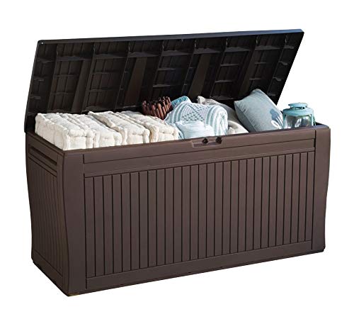 Koll Living Gartenbox mit 270 Liter Fassungsvermögen - wetterfester Stauraum, der Inhalt bleibt troc