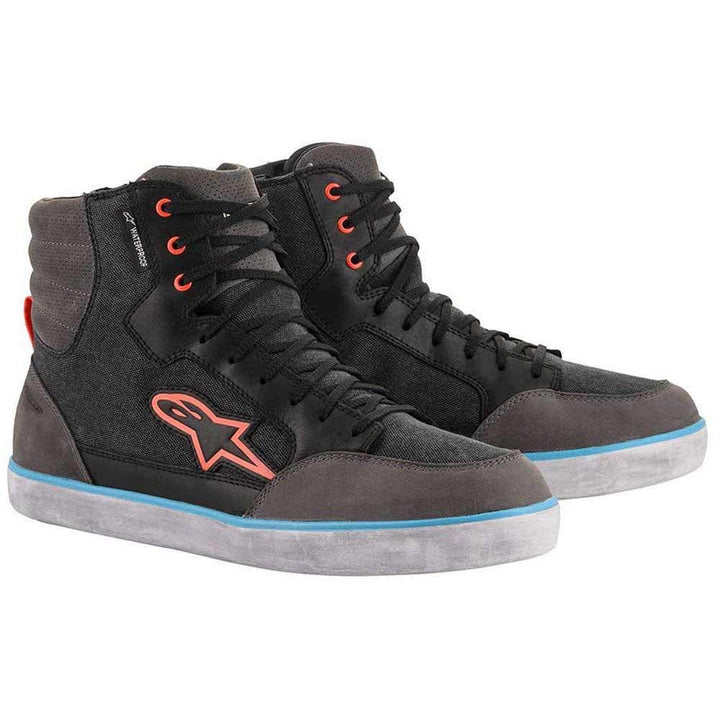 Alpinestars J-6 Canvas Motorradschuhe, wasserdicht 40 EU Schwarz, 40 EU Schwarz