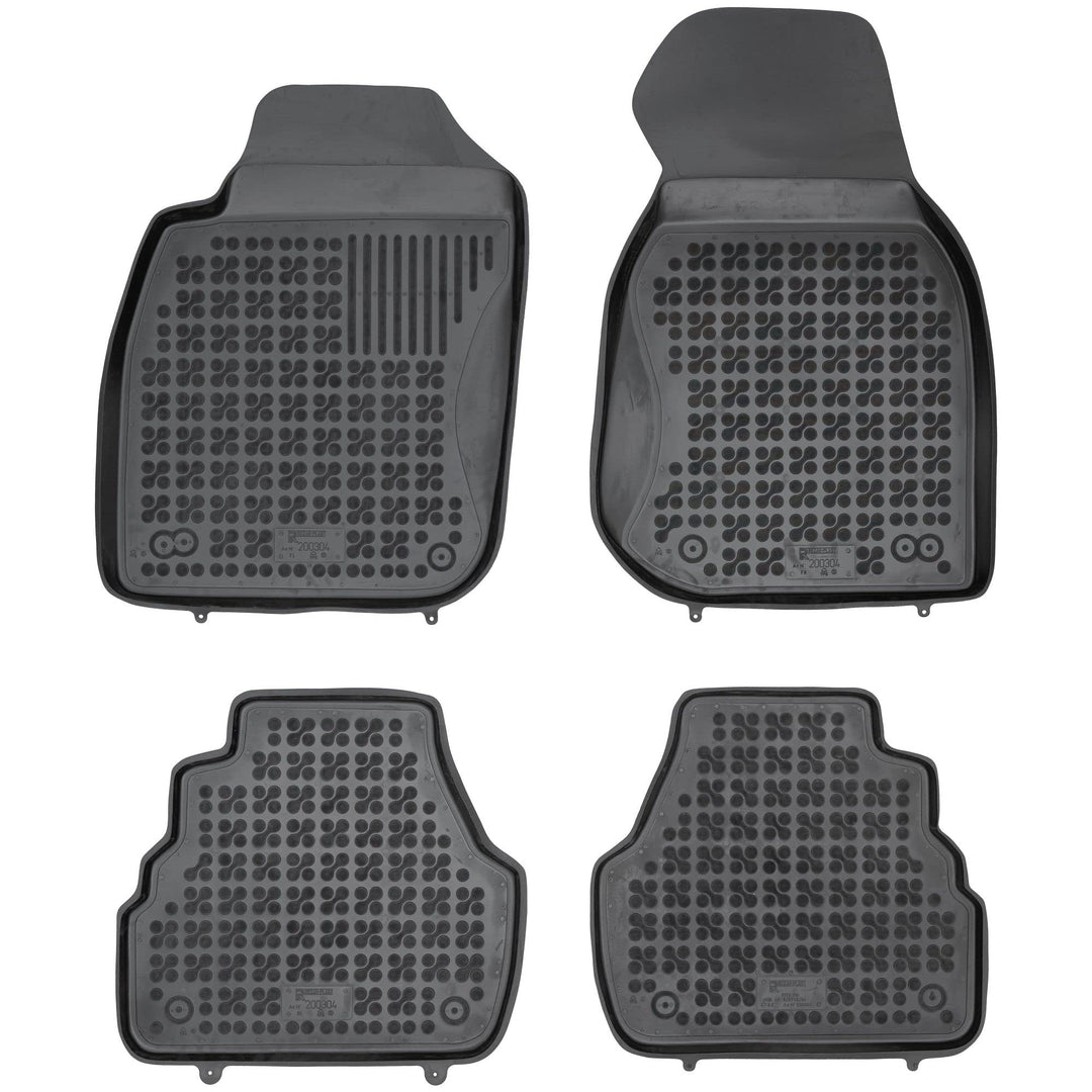 Gummi Fussmatten mit hohem Rand 4-teilig passend für Audi A6 ab 1997-2004 (4B) Rezaw-Plast 200304
