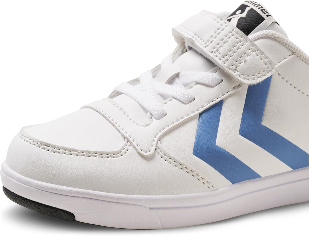 hummel Unisex Kinder Stadil Light Quick Jr Sneaker 26 EU White Navy, 26 EU White Navy