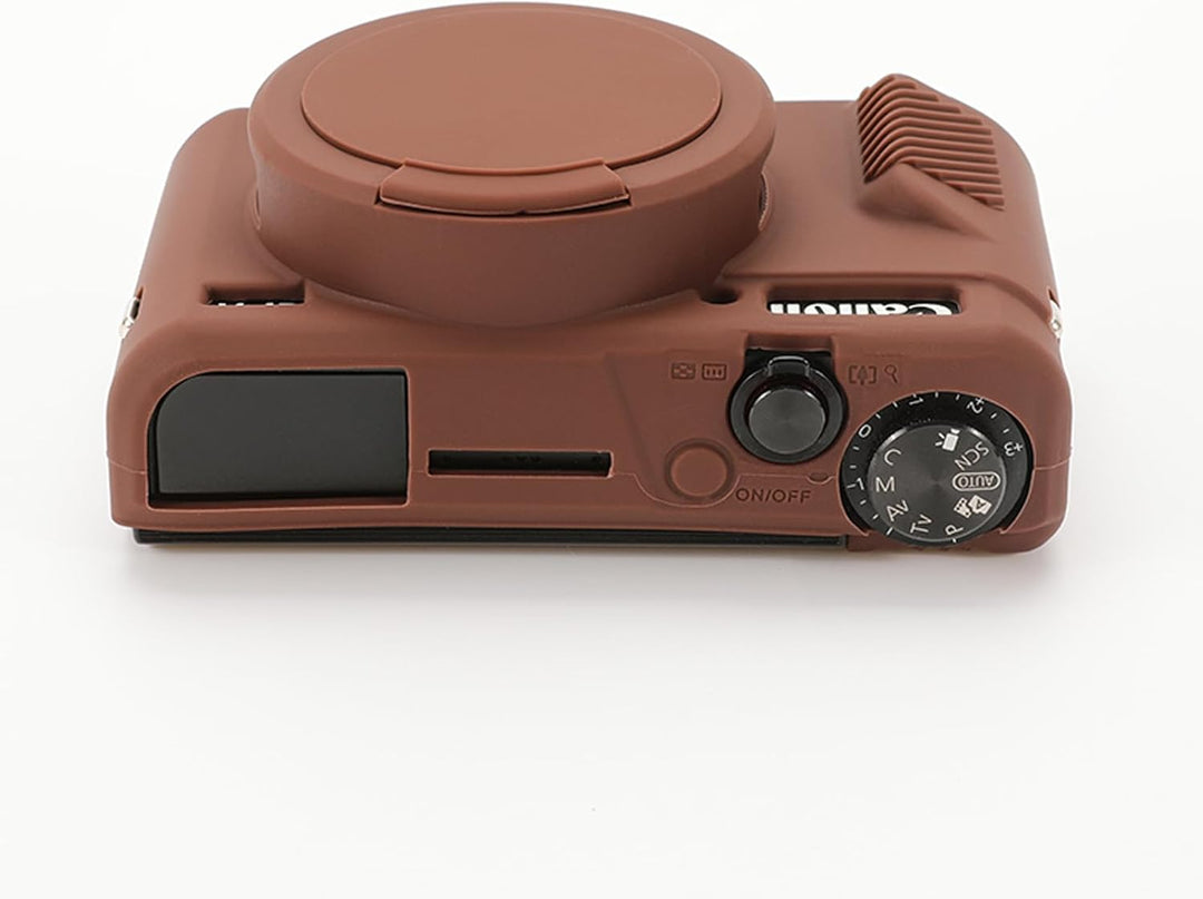 G7X II Kameratasche & LCD-Displayschutz-Zubehör-Set, weiche Silikonhülle für Canon Powershot G7X Mar