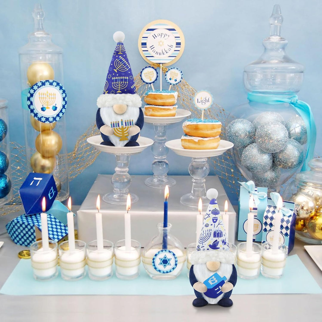Gehydy Weihnachtswichtel Chanukka Dekoration 2er Set Hanukkah Wichtel Figuren Bauernhaus Decorations