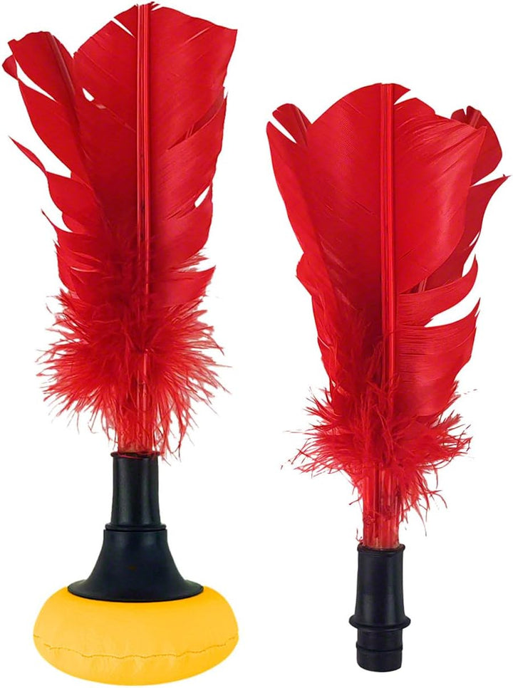 Wurfspiel Indiaca Turnier, 45 g, inkl Ersatzfedergarnitur für Indiaca