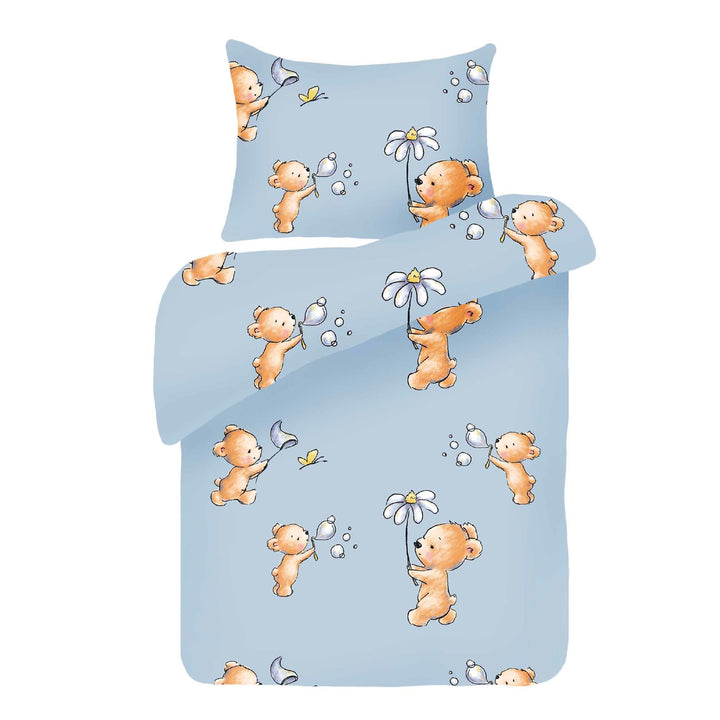 Bestlivings Kinder Bettwäsche 2-TLG (100x135cm / 40x60cm) Bettdecken Set, 100% Baumwolle - Babybettw