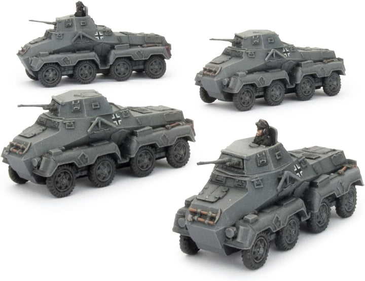 Flames of War: Mid War: German: Sd Kfx 231 Heavy Scout Troop (GBX113)