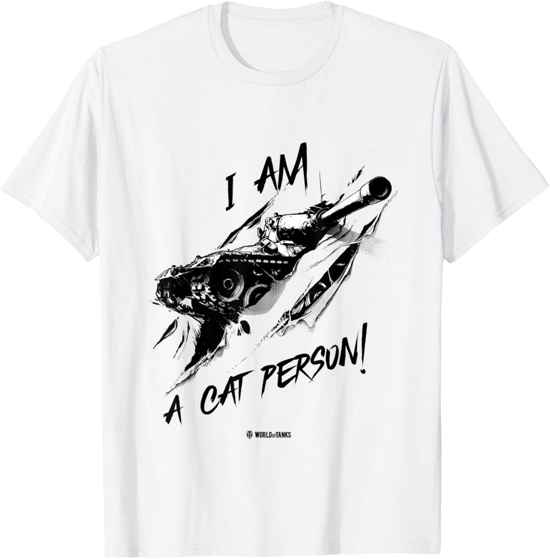World of Tanks Leopard 1 „Ich bin ein Katzenmensch“ T-Shirt
