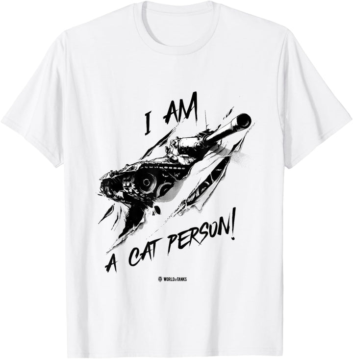 World of Tanks Leopard 1 „Ich bin ein Katzenmensch“ T-Shirt